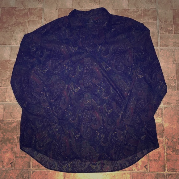 Ralph Lauren Other - Men’s Ralph Lauren Paisley Button Up Dress Shirt